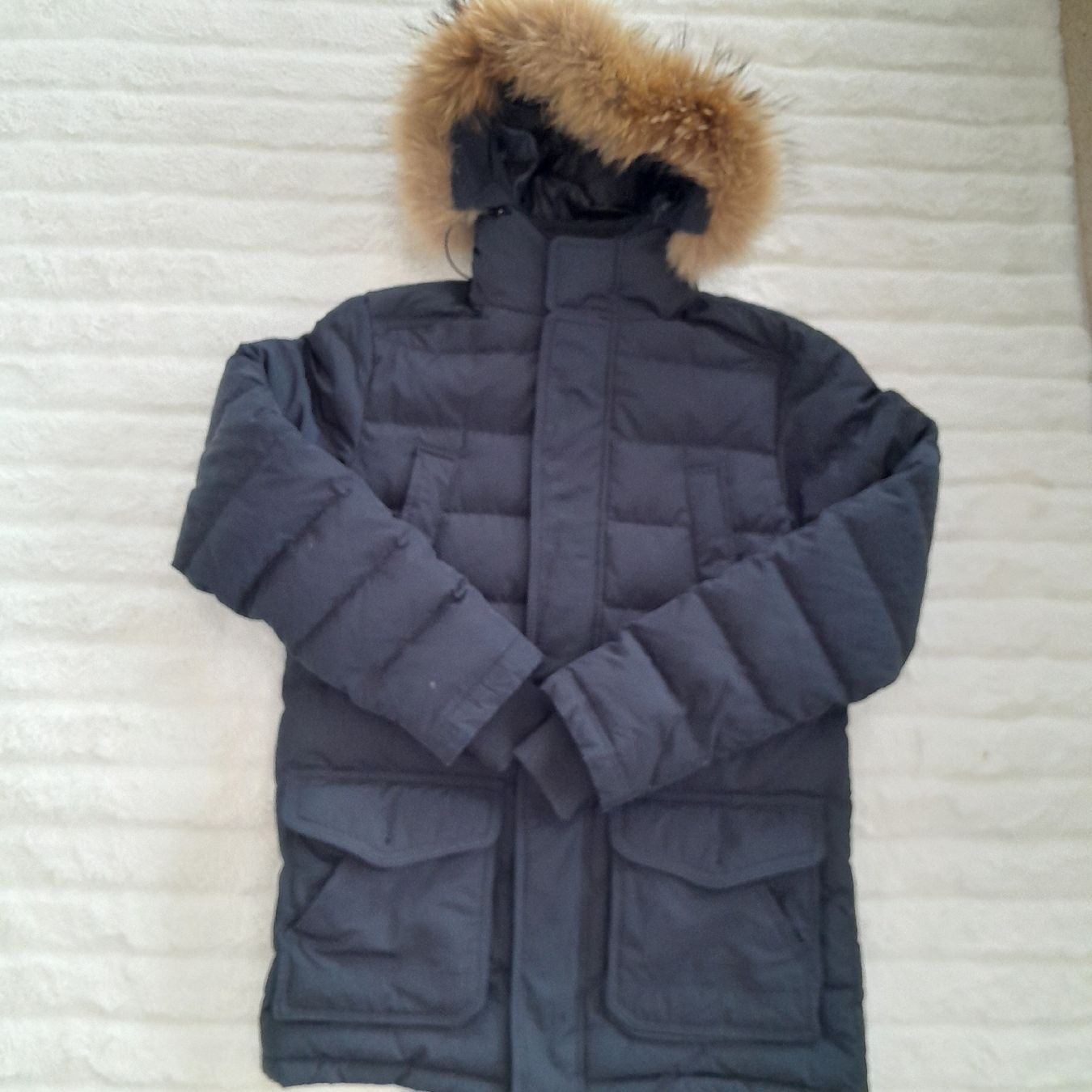 Giacche: Doudoune Jerem noire, taille 46, capuche fourrure, – Usato da Renens VD venduto da ser_j2fn 1