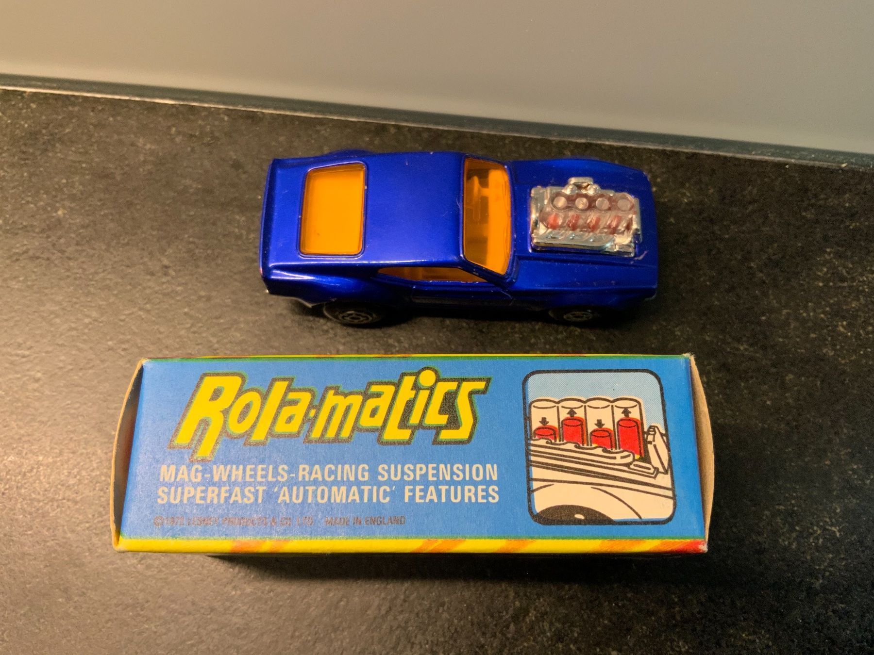 Matchbox Modellini d'auto: MATCHBOX Rola-matics Nr.10, PISTON POPPER – Nuovo e nell'imballaggio originale da Erlenbach im Simmental venduto da Model_box 6