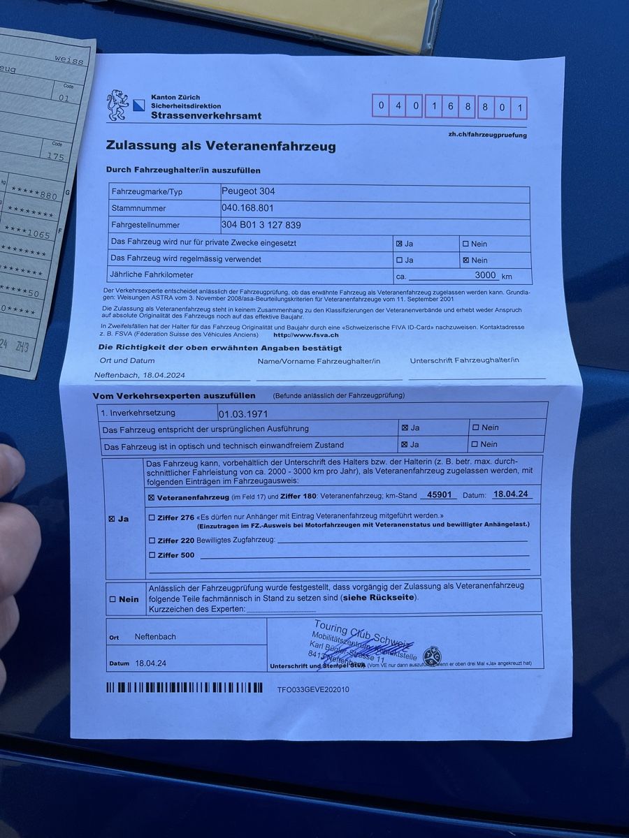 Peugeot Automobili: Oldtimer Veteran Peugeot 304 Cabriolet – Usato da Schaffhausen venduto da ArthurM. 5