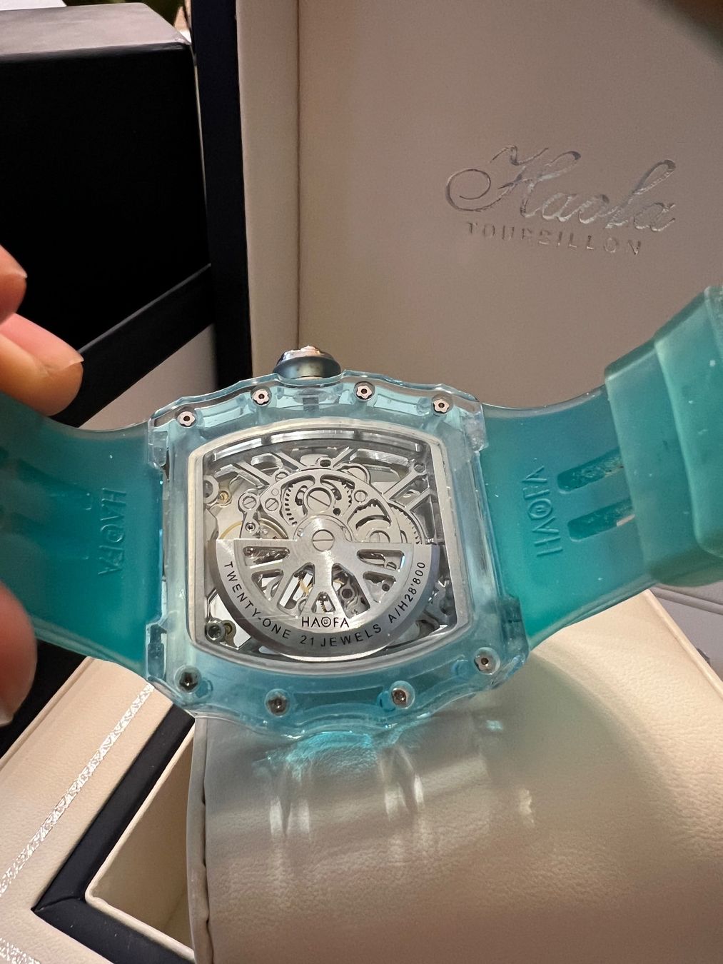 Orologi: HAOFA Blue Crystal / Automatic Watch - Rare – Nuovo (secondo la descrizione) da Derendingen venduto da MDPshopandmore 9