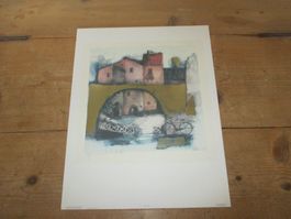 Lithographie von Rosina Wachtmeister Castellamare, signiert