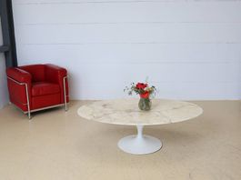 Knoll Saarinen Tulip Couchtisch | Marmor oval |Vintage