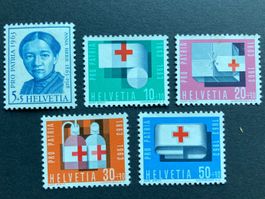 Pro Patria 1963 - komplette Serie ** (ZNr 113 bis 117)