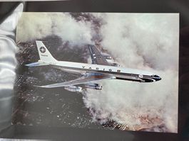 Brasilien 1968 Ansichtskarte VARIG Boeing 707/320 C ni. gel.