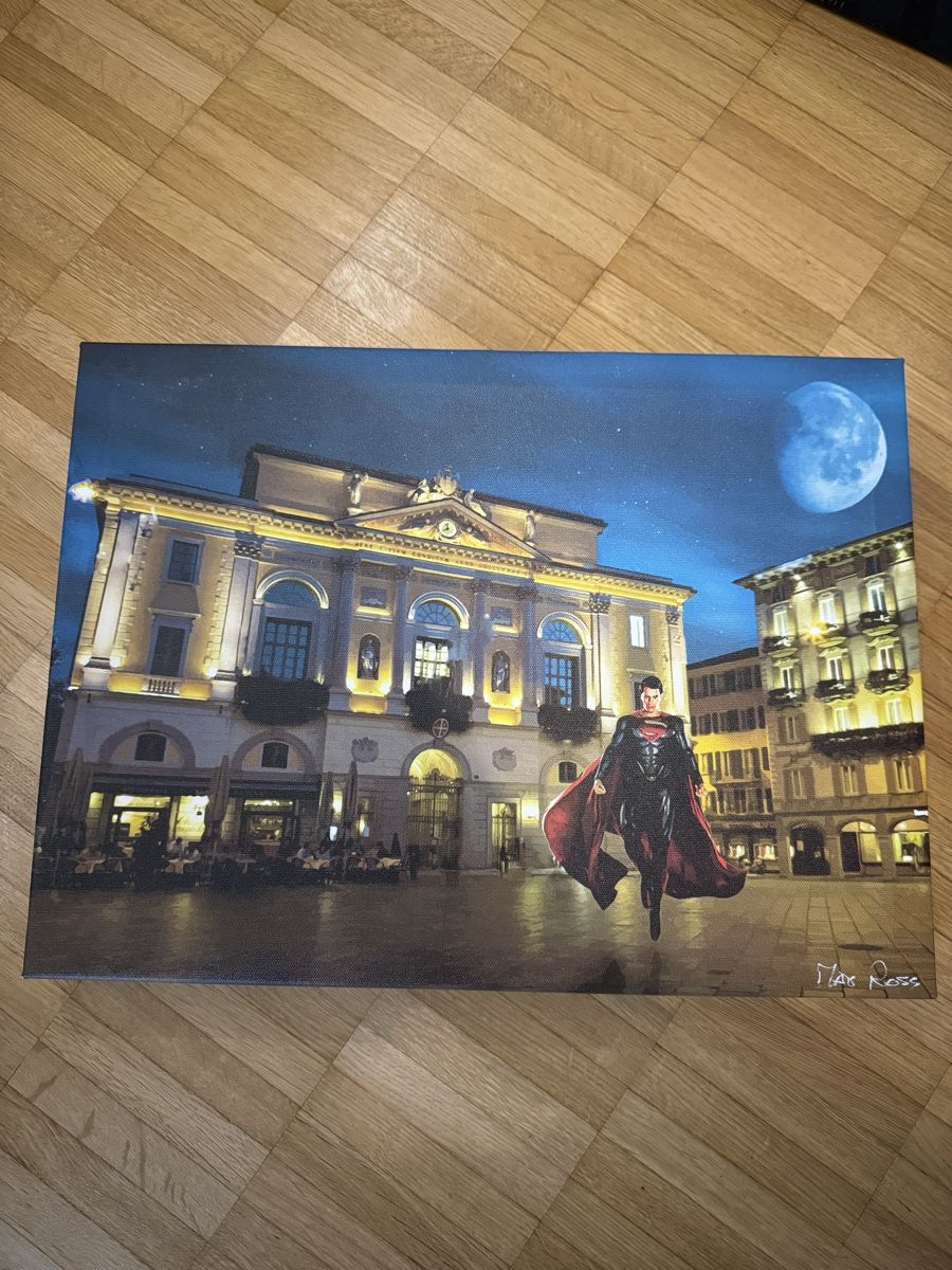 Dipinti: Quadro DC Superman 1/9 di Max Ross con certificato – Nuovo (secondo la descrizione) da Viganello venduto da BlackPanda0003