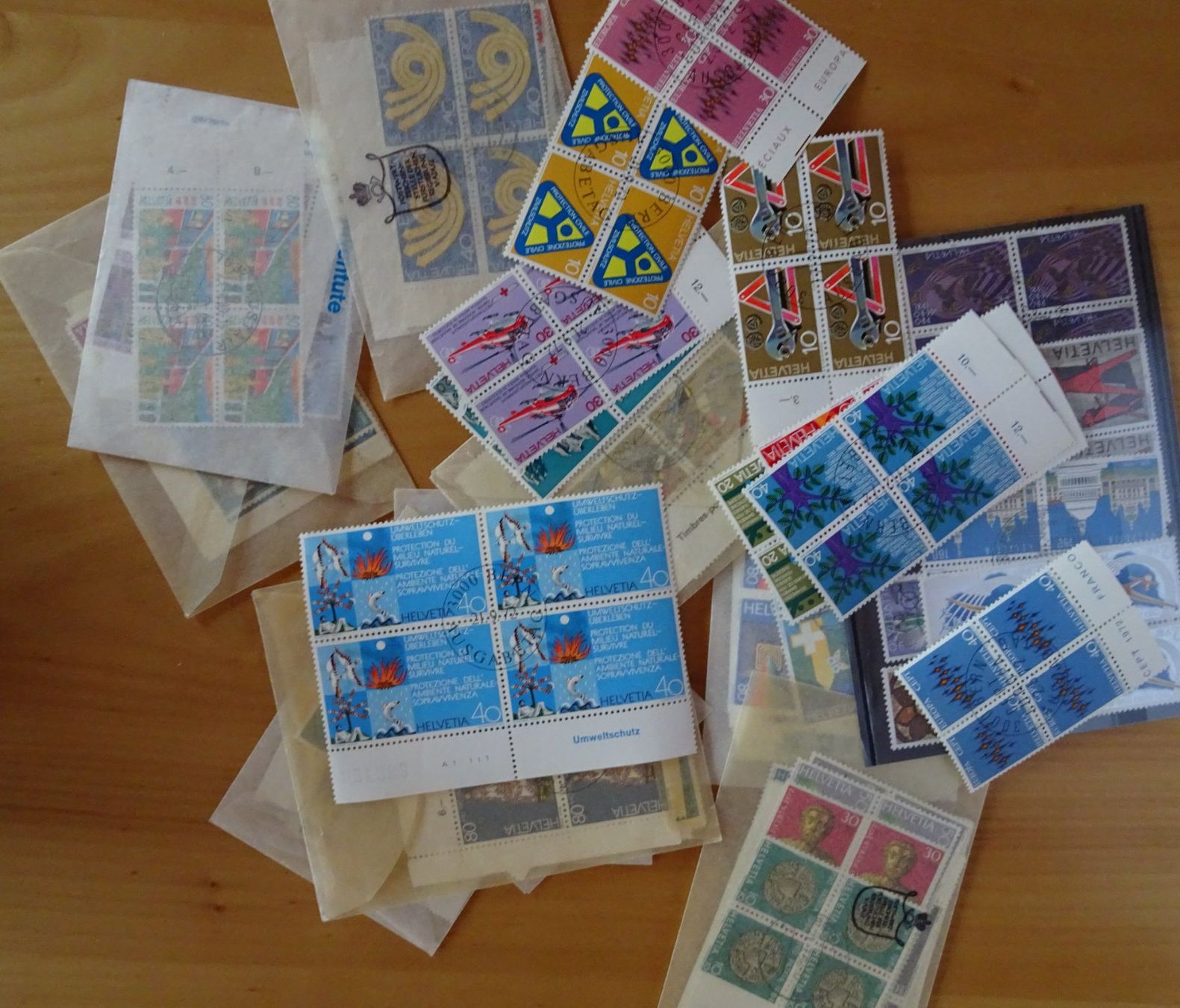 Tutti i francobolli: Viererblöcke Briefmarken Schweiz – Usato da Feldbrunnen venduto da MarcusSO 8