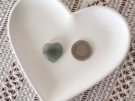 Petit coeur en aventurine verte