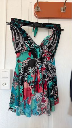 Kleid Neckholder Print Grösse M guter Zustand
