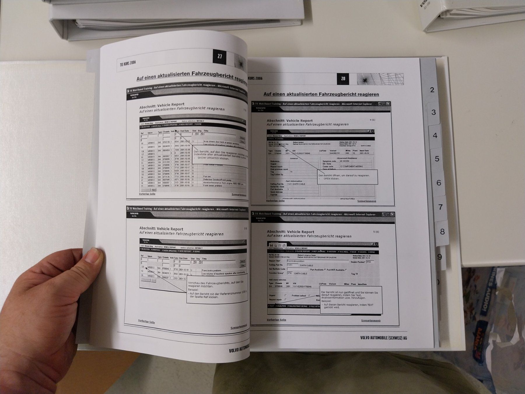 Volvo Documents: Volvo Trainingsordner – D'occasion à Weingarten-Kalth par Bettelbruenneli 5