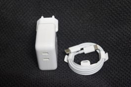 35W Duo Netzteil + 2meter kabel USB C iPhone 15 Apple