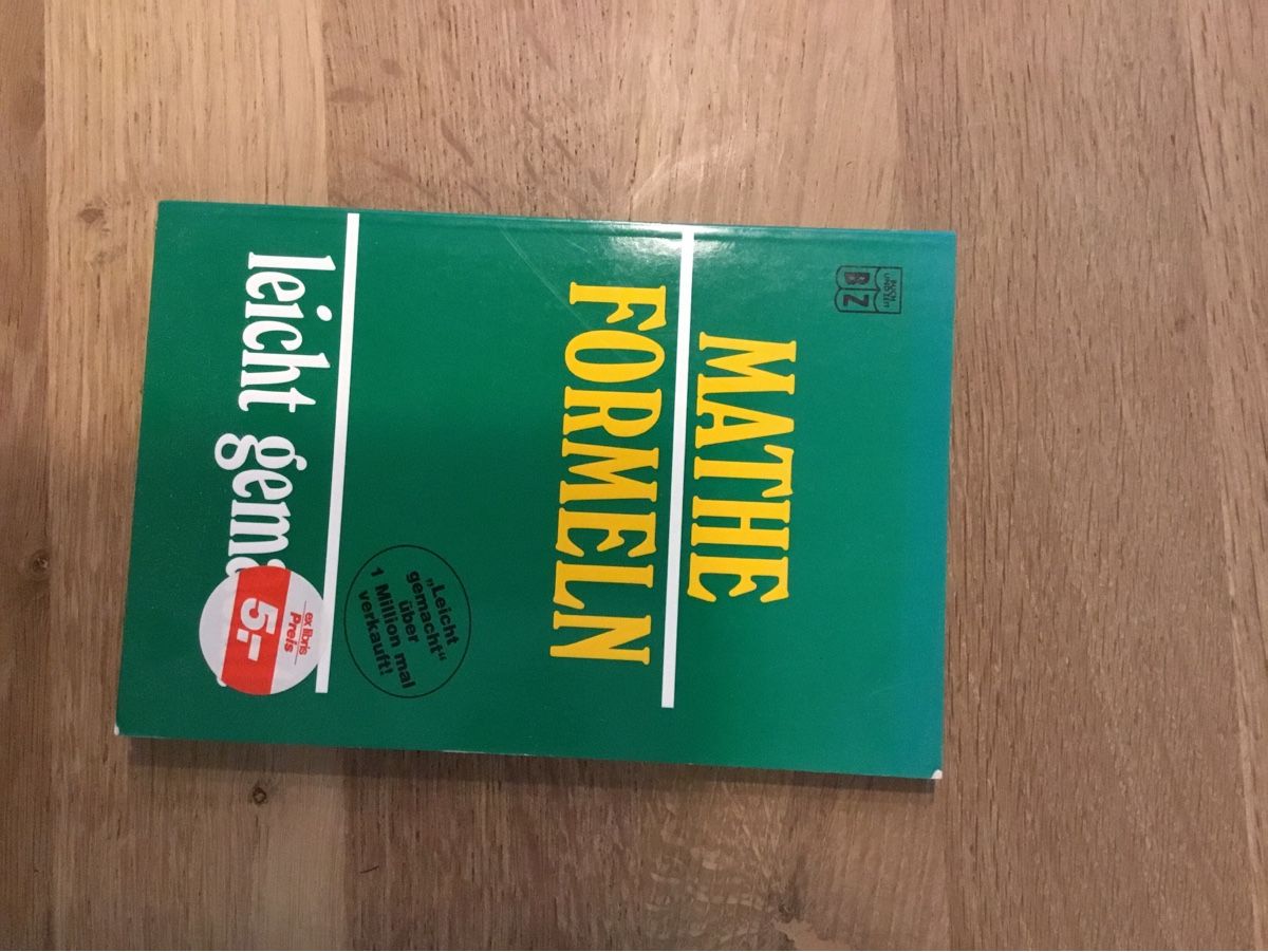 Libri: Mathe Formeln - leicht gemacht – Usato da Triesen venduto da Trisuna