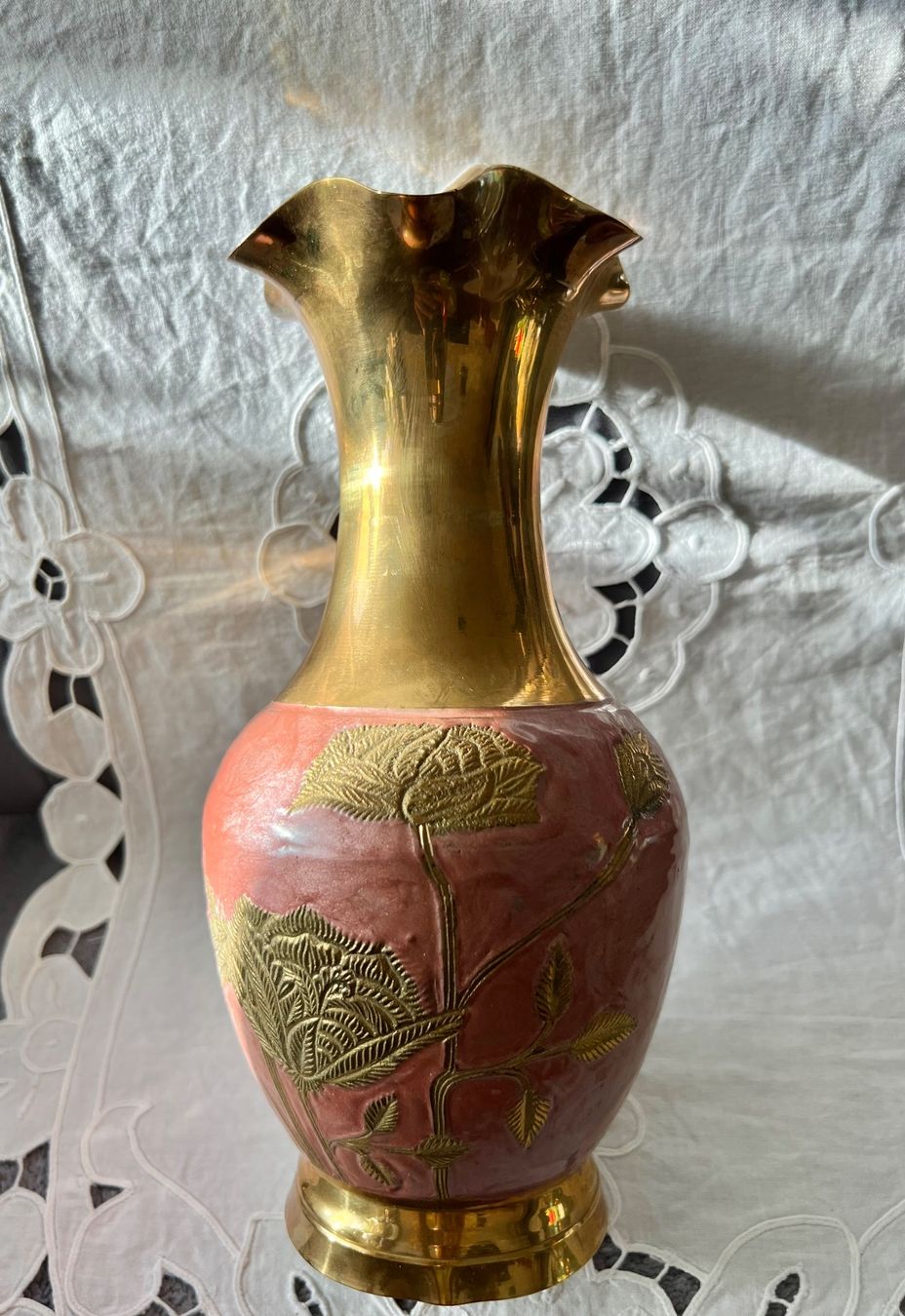Vasen & Gefässe: Vintage Messing Vase 26cm – Gebraucht aus Frenkendorf von Only1 3