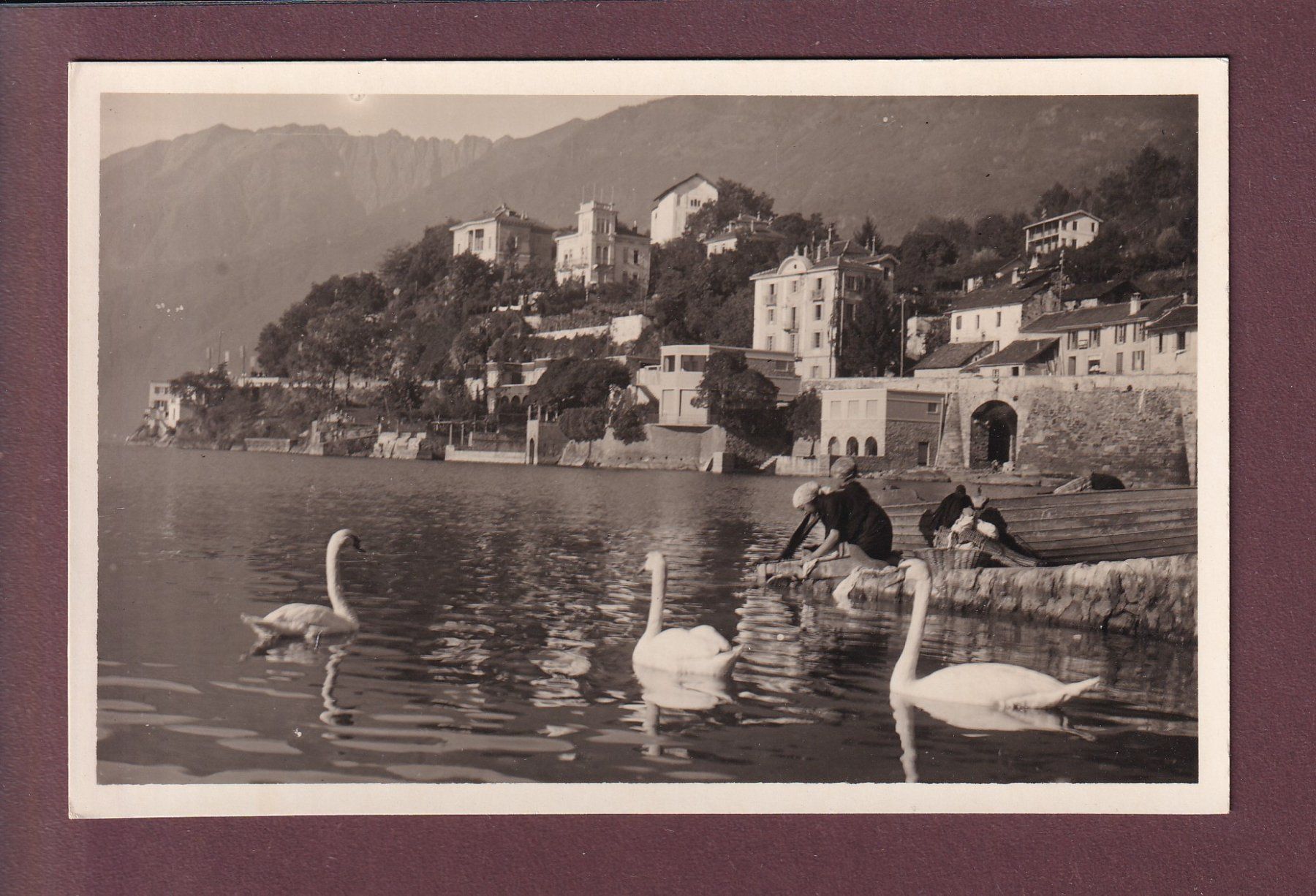 Cartoline postali: ASCONA - Lavandaia – Usato da Pully venduto da nicecards
