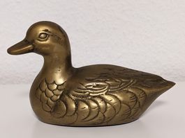 Ente Messingfigur, vintage