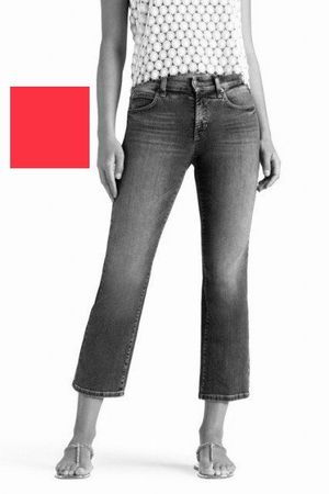 Cambio Damen Jeans Paris easy kick lipstick red Gr 40 neu