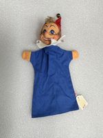 Handspielpuppe Kasper Kasperfigur, Kopf aus Holzmasse
