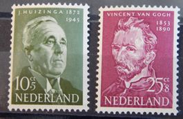 Niederlande Kat. 639-640 ** 1954