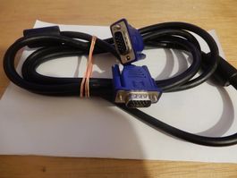 VGA Kabel schwarz ungeprüft