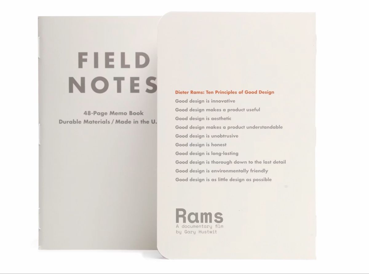 Blocs de correspondance: Field Notes - Limited Edition - Dieter Rams - 3-pack – Neuf avec emballage d'origine à Zürich par jankais3r 2