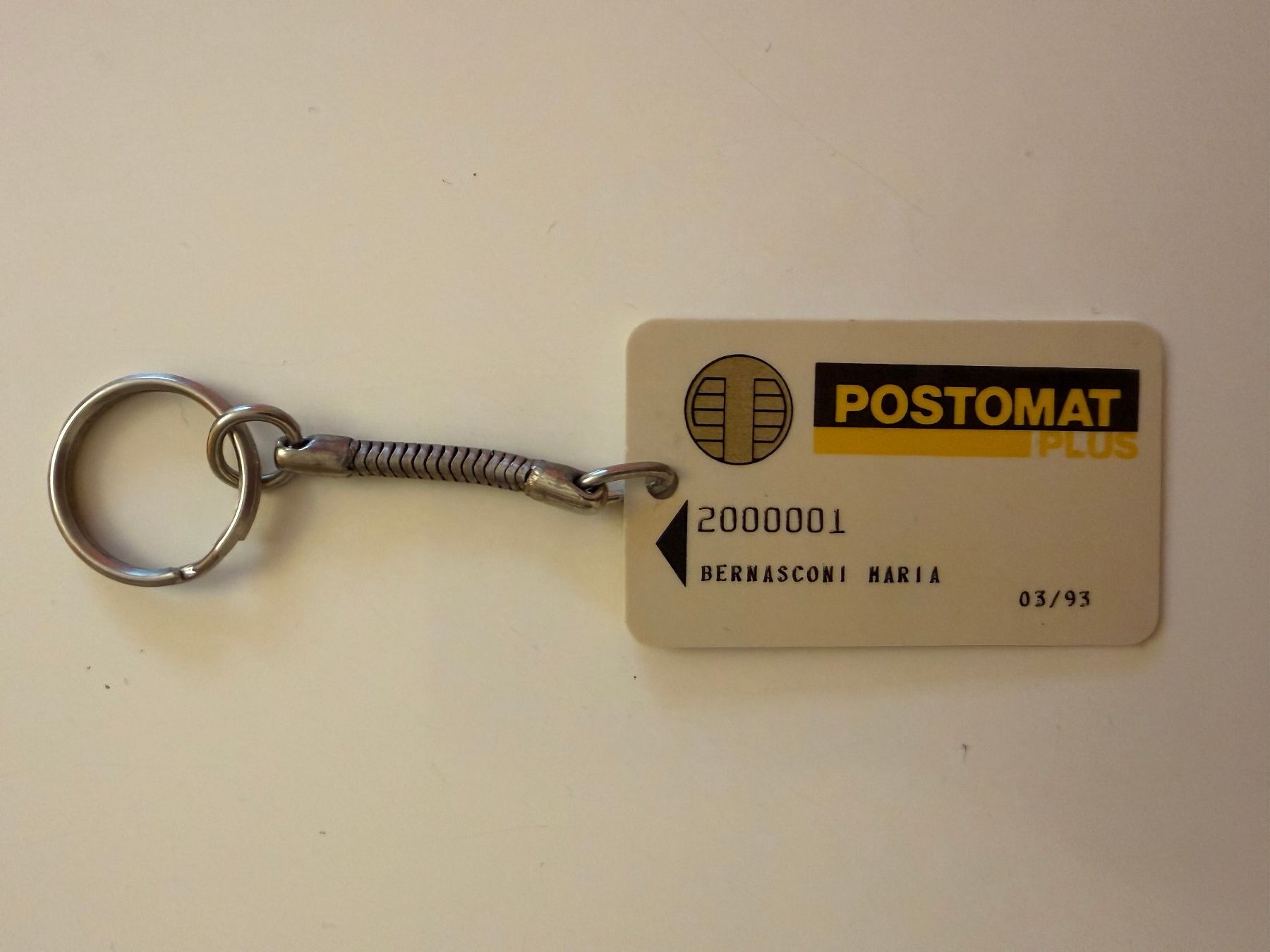 Portachiavi: Vintage Schlüsselanhänger Postomat – Usato da Grüningen venduto da saya14