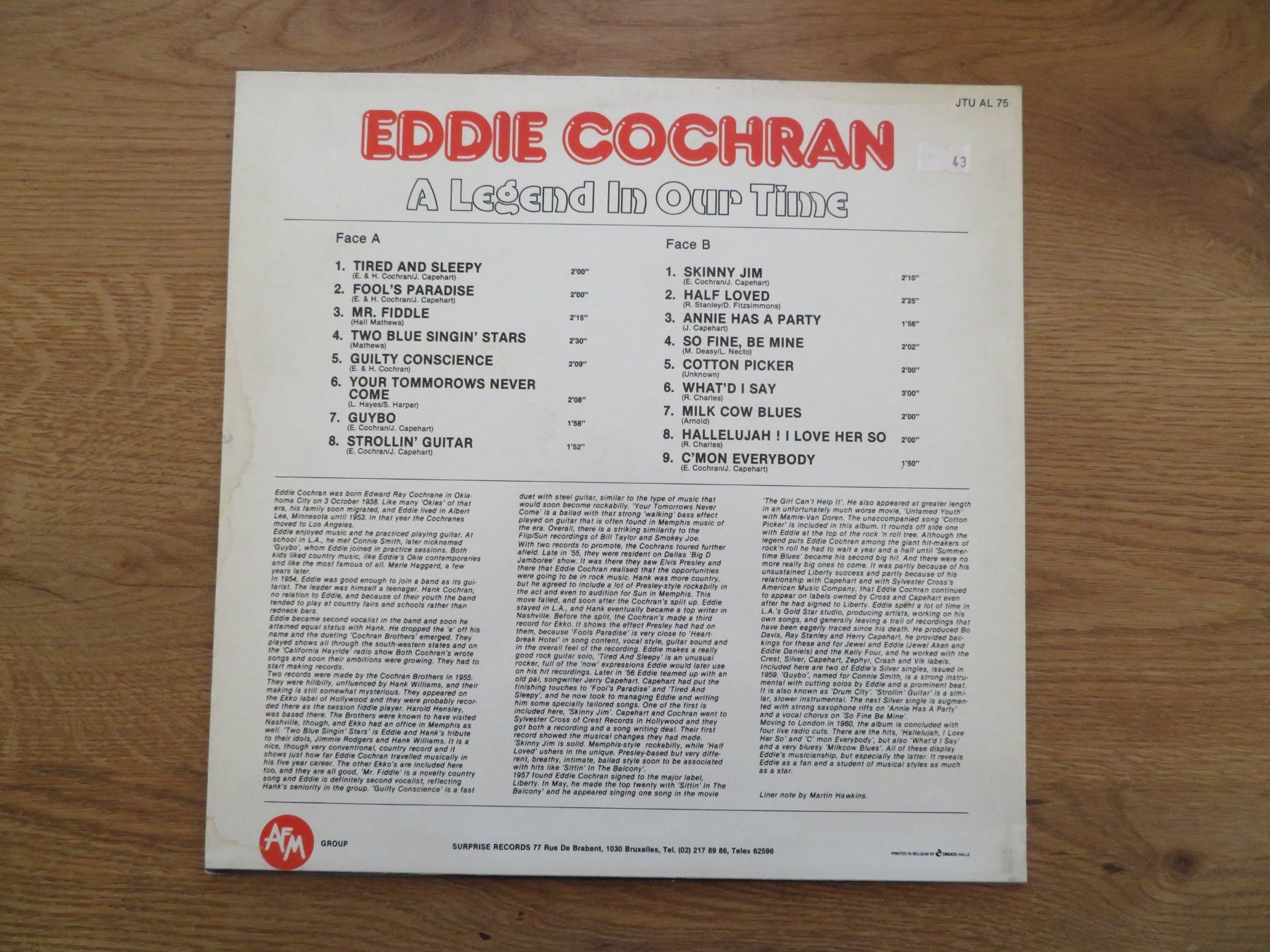 Dischi in vinile: EDDIE COCHRAN A LEGEND IN OUR TIME – Nuovo (secondo la descrizione) da Zürich venduto da max_cp5f 1