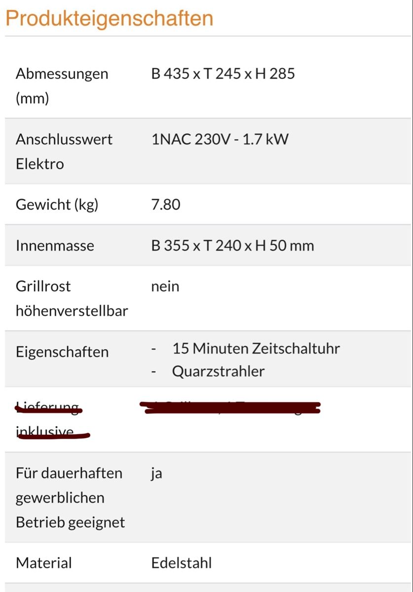 Bartscher Elettrodomestici da cucina: Bartscher Toast-/Überbackgerät, einfach – Usato da Winterthur venduto da mah_lb6g 1
