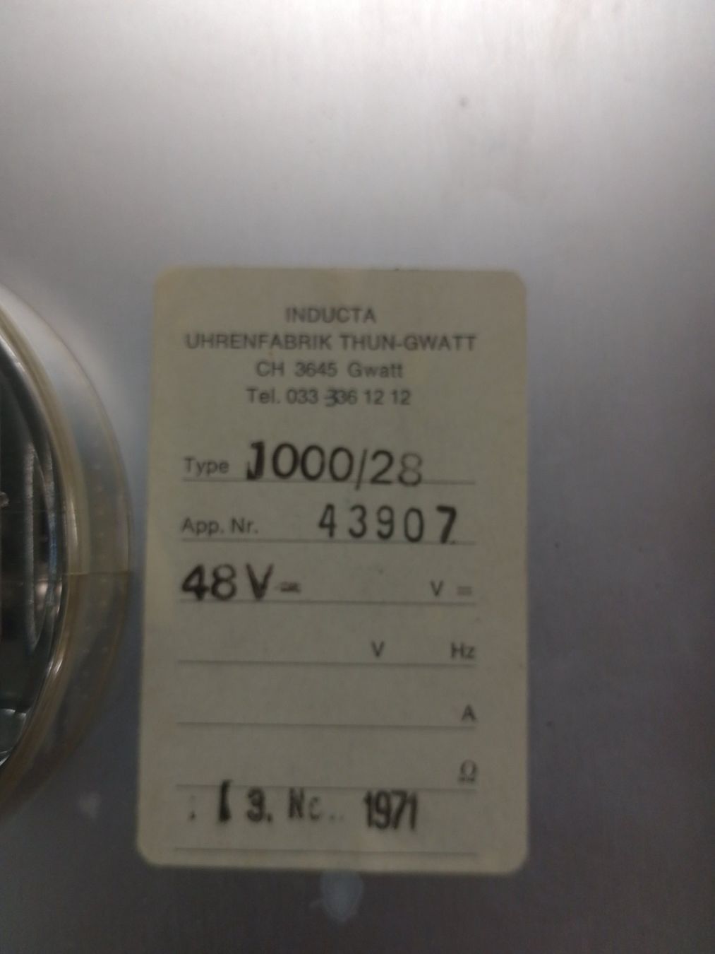 Orologi da terra & Orologi da parete: Inducta Nebenuhr – Usato da Kiesen venduto da topf04 3