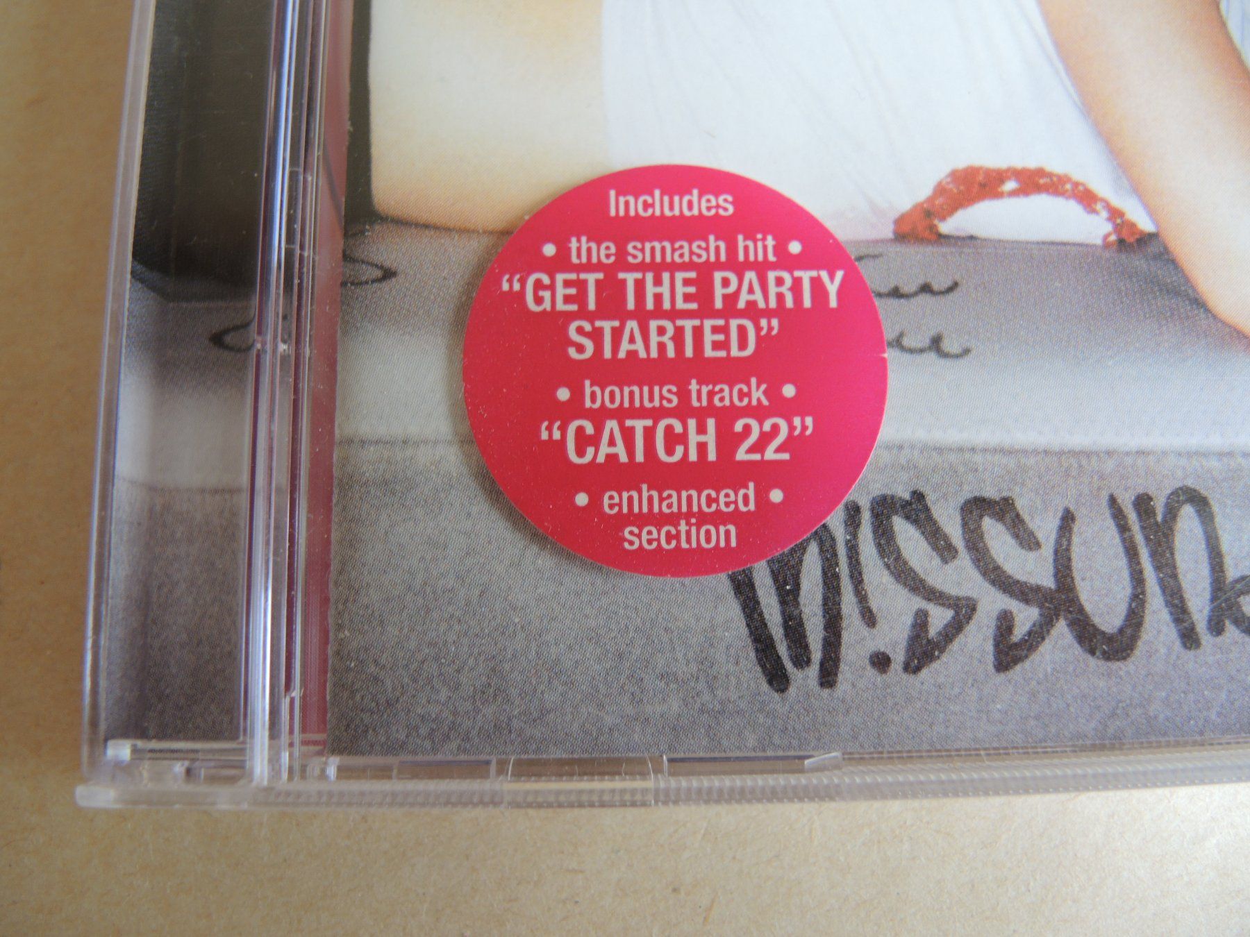 CD: Pink - Missundaztood CD - Hit "Get the Party started" – Usato da Rorschach venduto da Pop-upBrocki 2