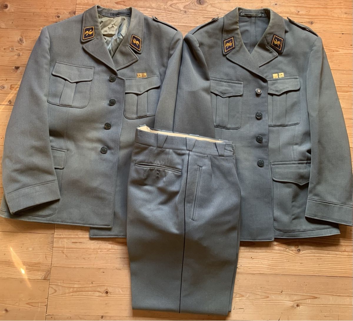 Schweizer Armee Uniformi: Offiziersuniform der Fliegertruppen – Usato da Goldingen venduto da Bergler012