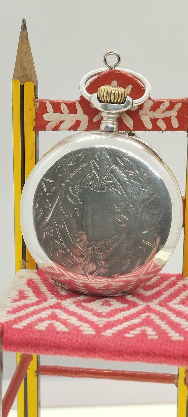 Orologi: montre de poche ancienne argent – Usato da La Chaux-de-Fonds venduto da jac_9llg 1