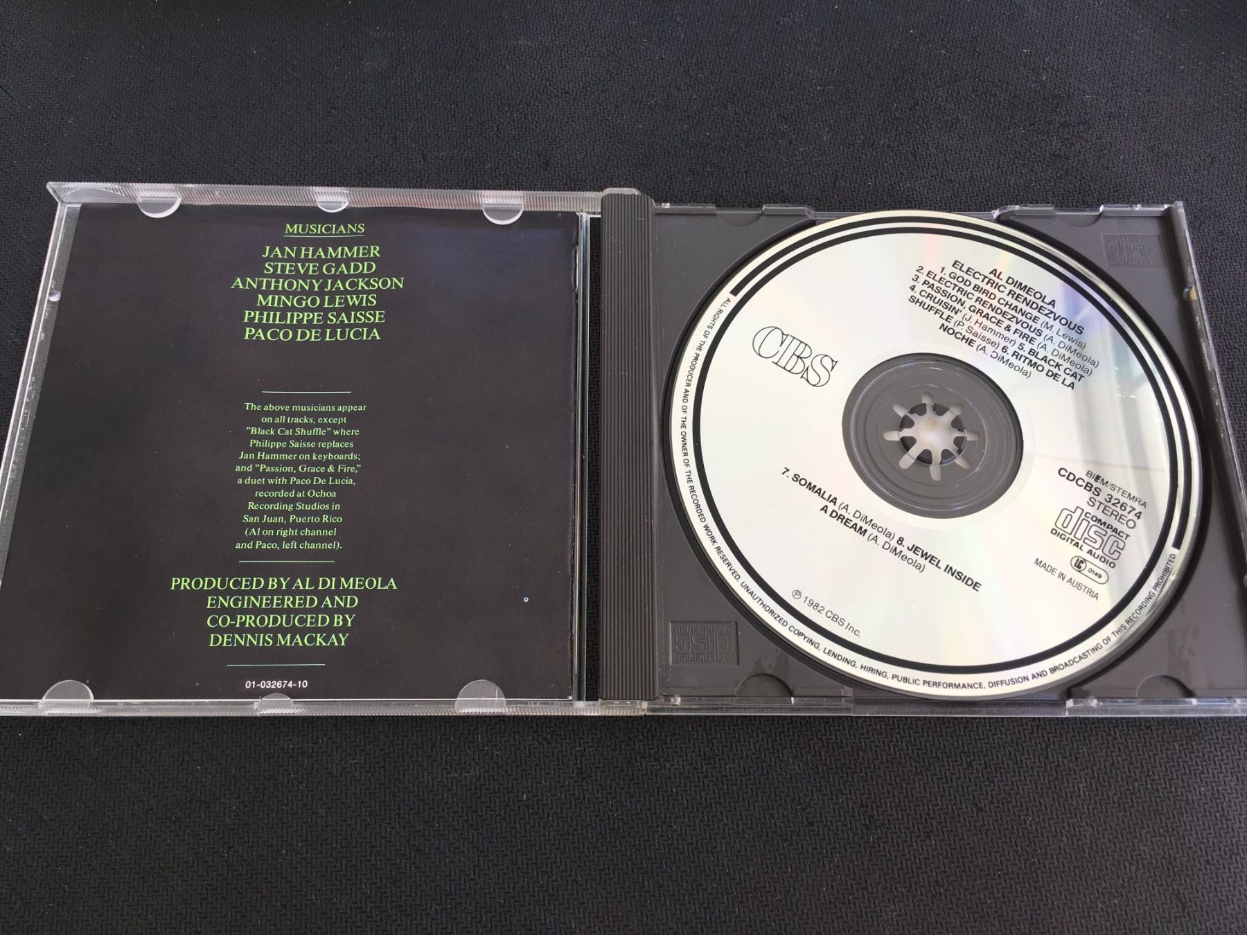 CD: Al Di Meola - Electric Rendezvous -CD- – Usato da St.Gallen venduto da MedienJoe 1