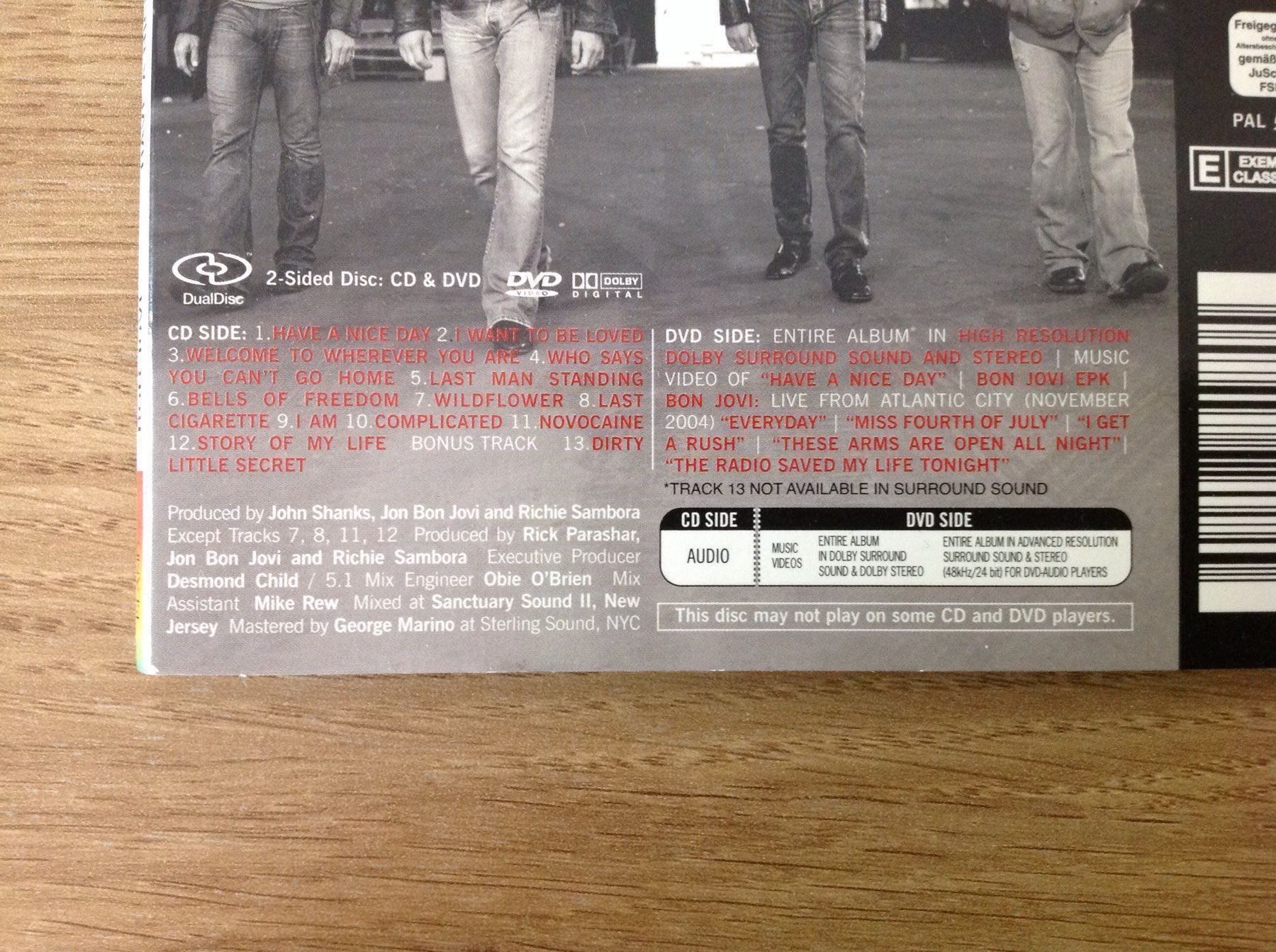 CD: Bon Jovi - Have A Nice Day CD/DVD – Nuovo (secondo la descrizione) da Aigle venduto da St_anger 2