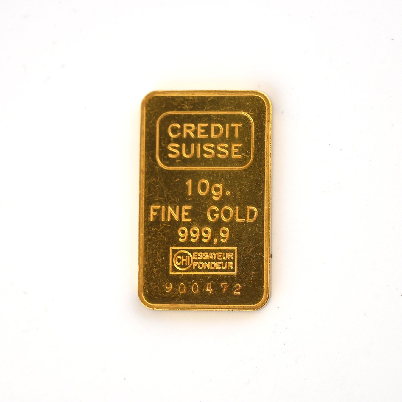 Edelmetalle: 10g Goldbarren – Gebraucht aus Basel von Vip24
