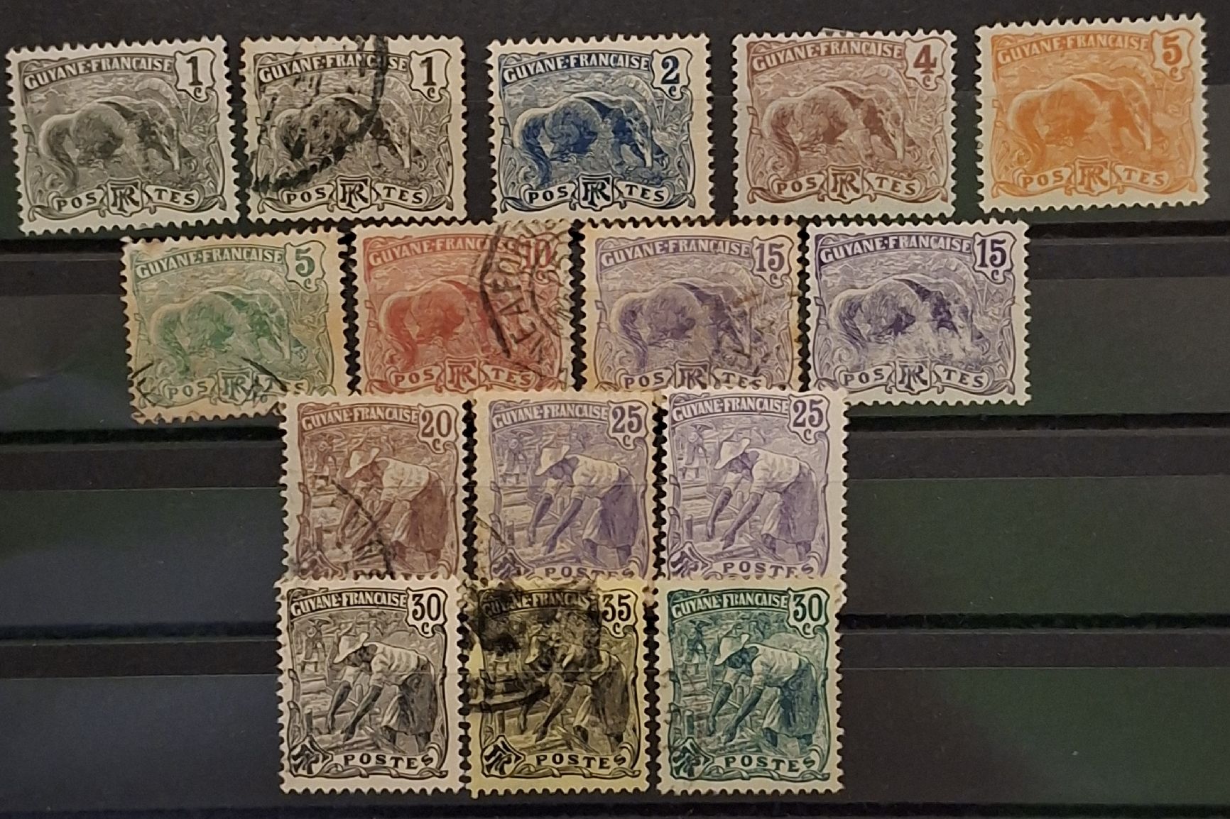Tutti i francobolli: Lot Guyane - Francaise  – Usato da Balgach venduto da SIMEON27