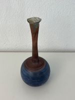 Leichte Studioglas-Vase mit Pulvereinschmelzung, Einzelstück