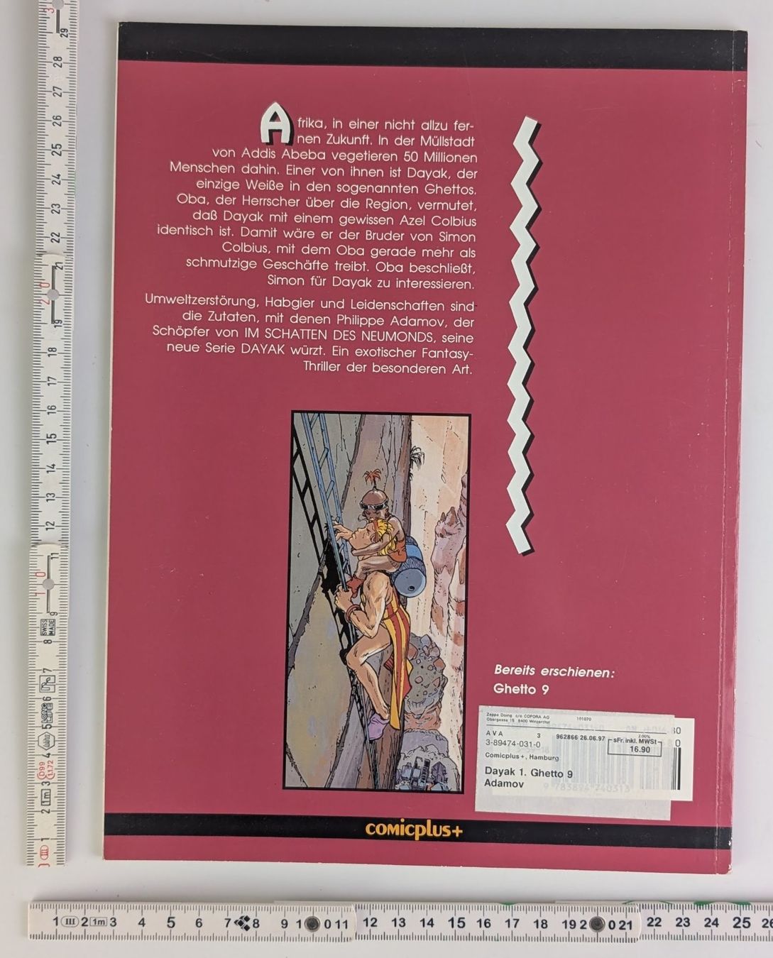 Fumetti: Dayak 01: Ghetto 9  - Comicplus+ Ademov – Usato da Zürich venduto da 1.Simon 1