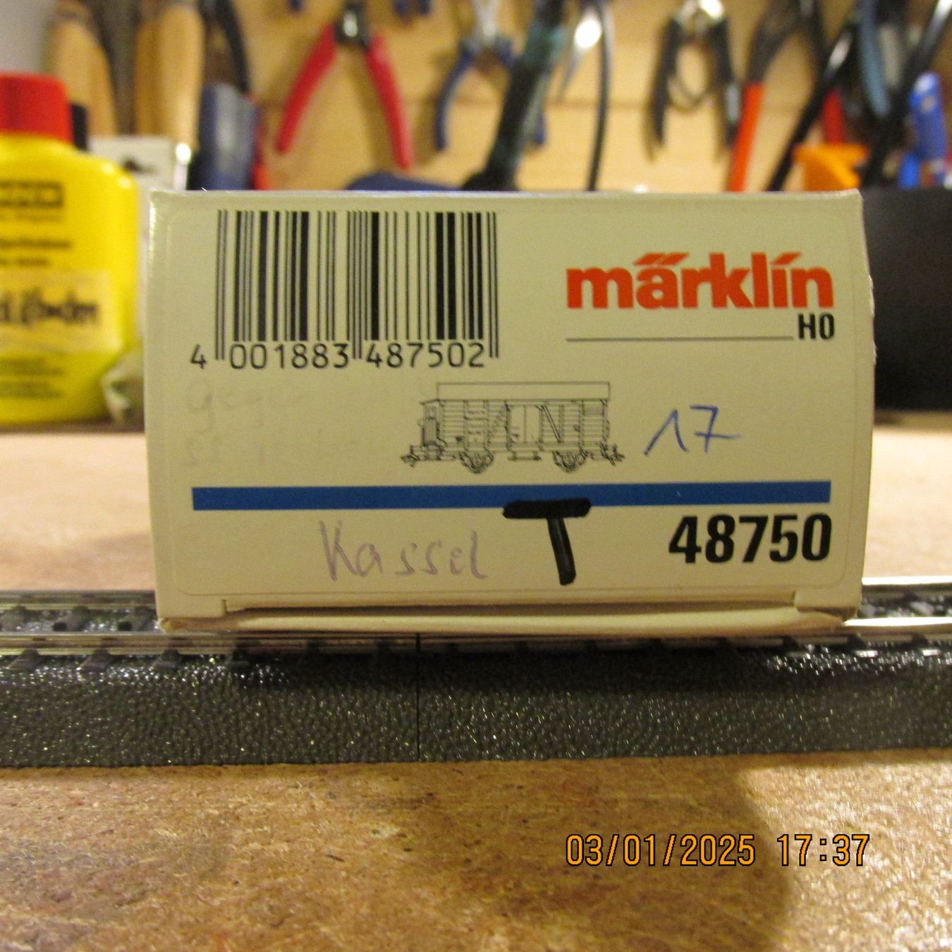 Märklin Modellini di ferrovie: Märklin Güterwagen HO Nr. 48750 – Usato da Galgenen venduto da Forflowers 2