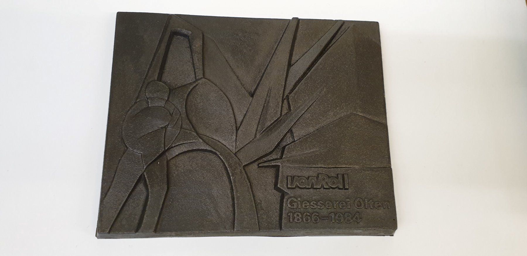 Sculture & Statue: Gusseisenrelief von Roll – Usato da Emmen venduto da Brockofsky