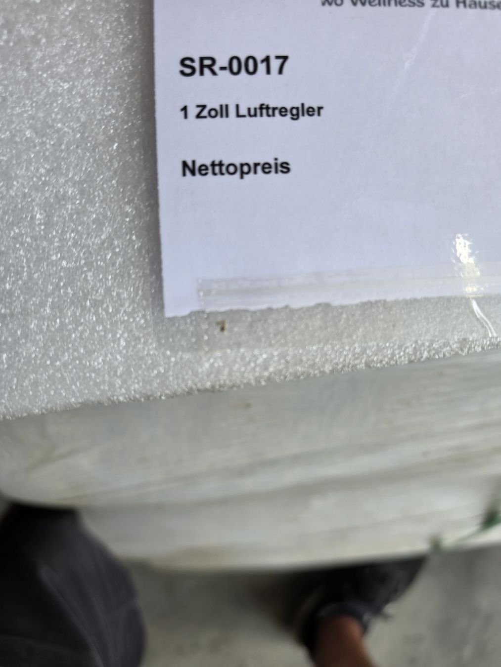 Duschen: 1 Zoll Luftregler  – Gebraucht aus WIL SG von Sprin319 3
