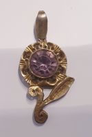 Anhänger ametist blumen symbol