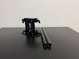 SmallRig Mounting Plate mit 2x 15mm Carbon Fiber Rods