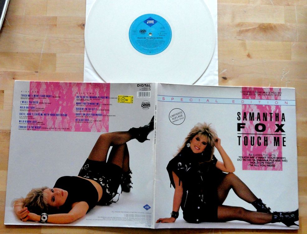 Lp Samantha Fox Touch Me 1986 Pop Kult Der 80er White Vinyl Acheter Sur Ricardo 