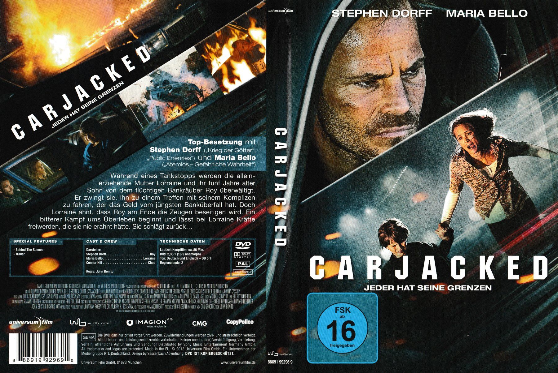 Alle DVDs: DVD - Carjacked - Jeder hat seine Grenzen – Gebraucht aus Langnau am Albis von MediaRescuerKeLoX