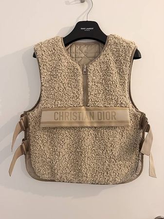 CHRISTIAN DIOR  Reversible Teddy-Weste | Gr. M