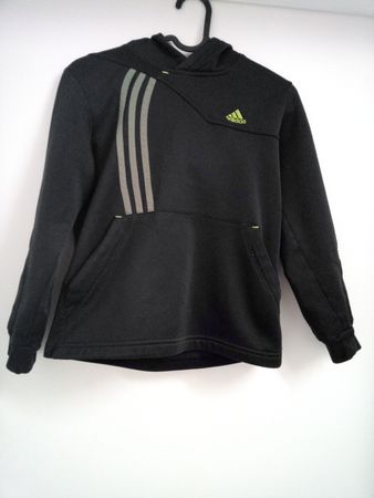 Adidas Hoodie, schwarz, Gr. 140, Top Zustand!