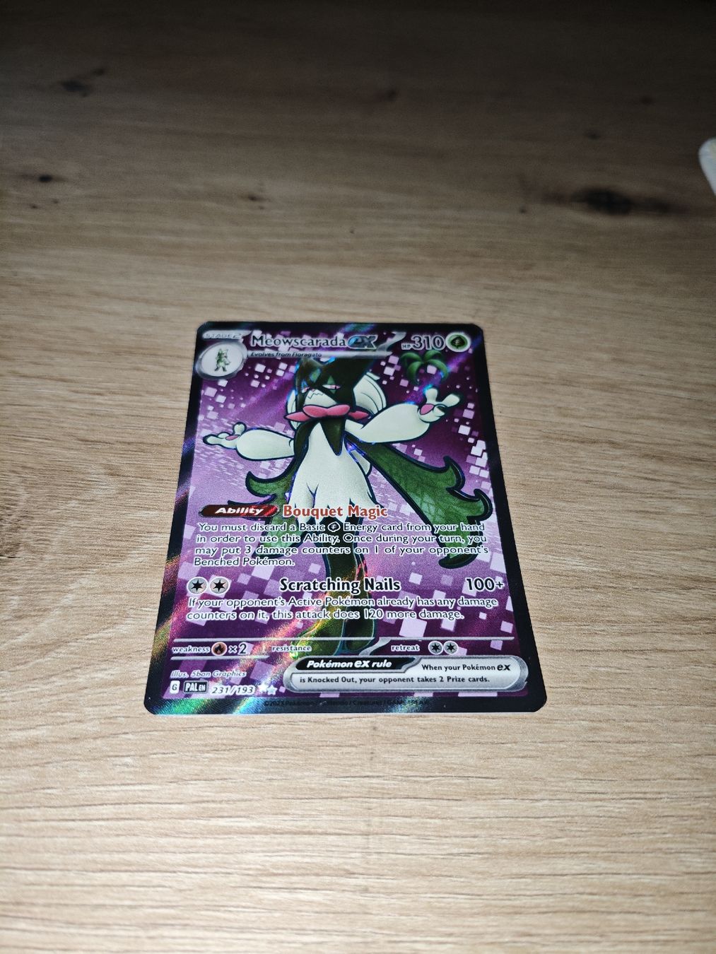 Pokémon Sammelbilder & Trading cards: Meowscarada ex Full Art / 231/193 / Paldea Evolved – Neu und originalverpackt aus Develier von Ant_ckl5 1
