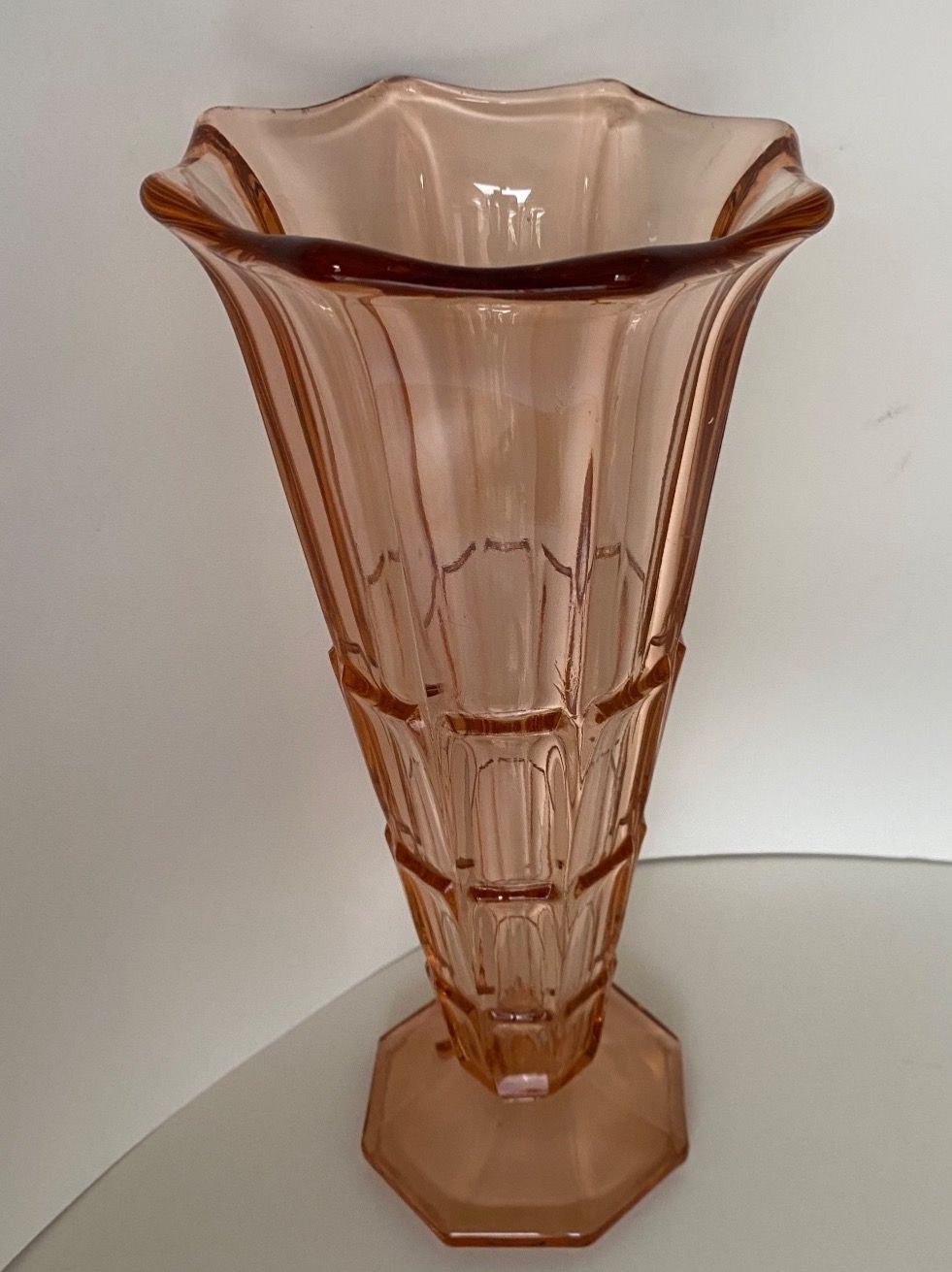 Vasen & Gefässe: Grosse  ART-DÉCO GLAS VASE - ROSALIN – Gebraucht aus Zürich von lesgarcons