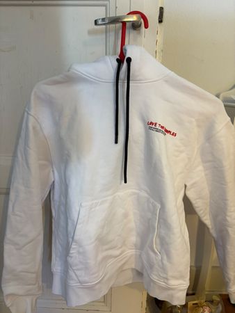 Sweat capuche blanc The Kooples femme taille XS bon état