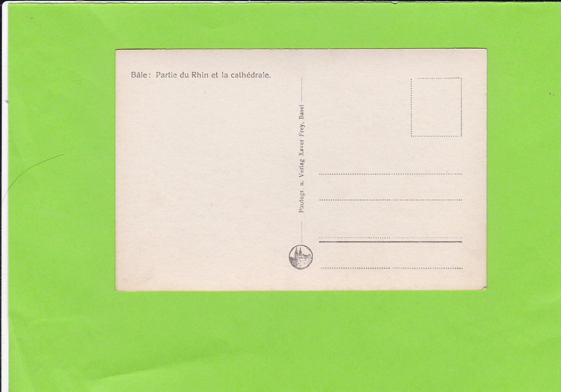 Cartoline postali: Basel-Rheinpartie-belebt – Usato da St. Peterzell venduto da neckertal 1