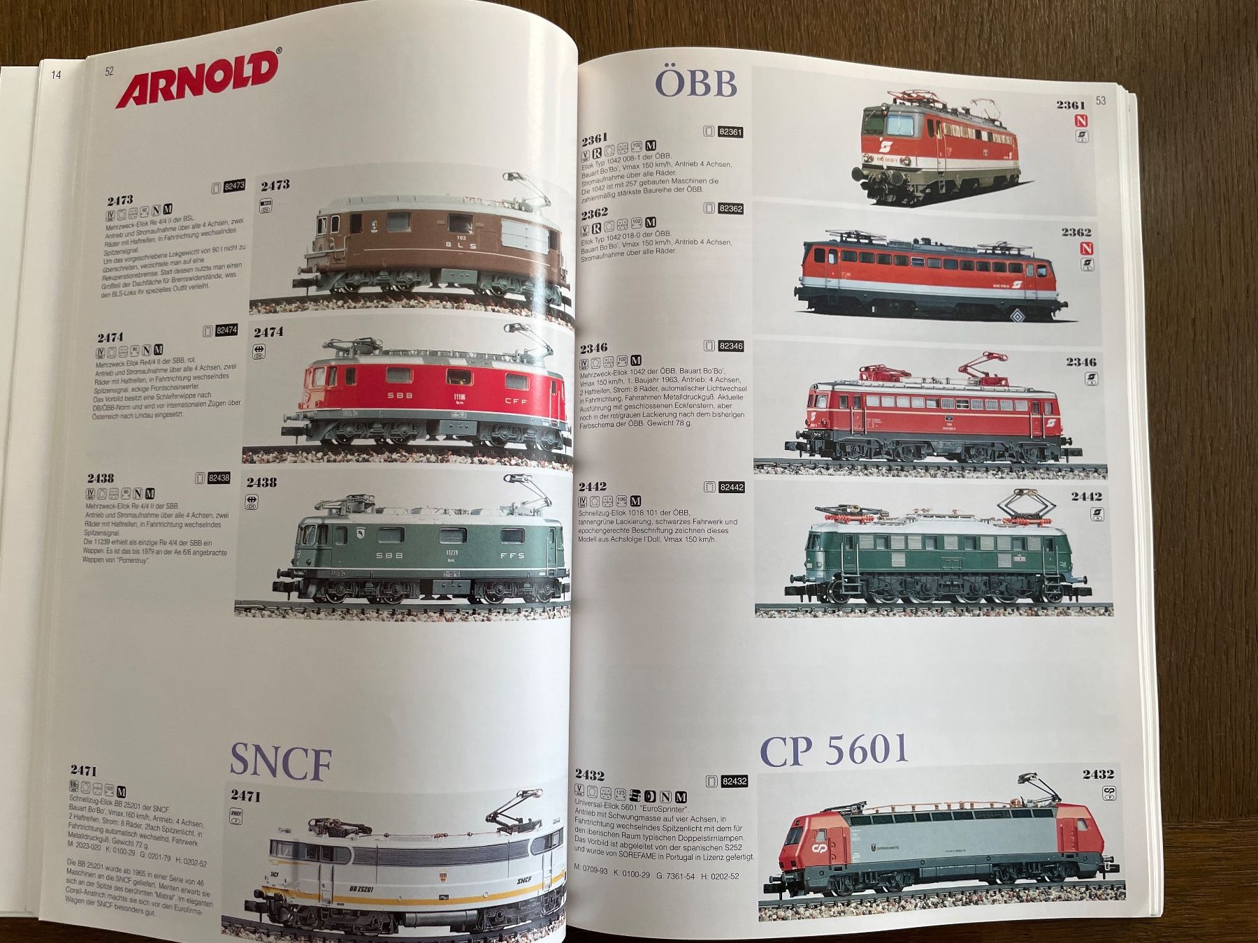 Arnold Modellini di ferrovie: Arnold rapido Katalog 1996/97 – Usato da Rorschach venduto da Karotten 4